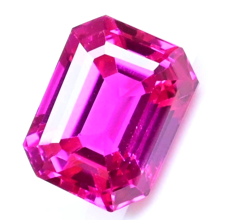 11.30 Ct Natural Mogok Pink Ruby Certified Stunning Emerald Rare Loose Gemstone