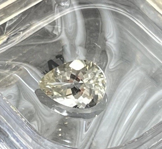 2.85 Ct Natural Chrysoberyl Pear Cut Loose Gemstone Gemologist Confirmed Rare