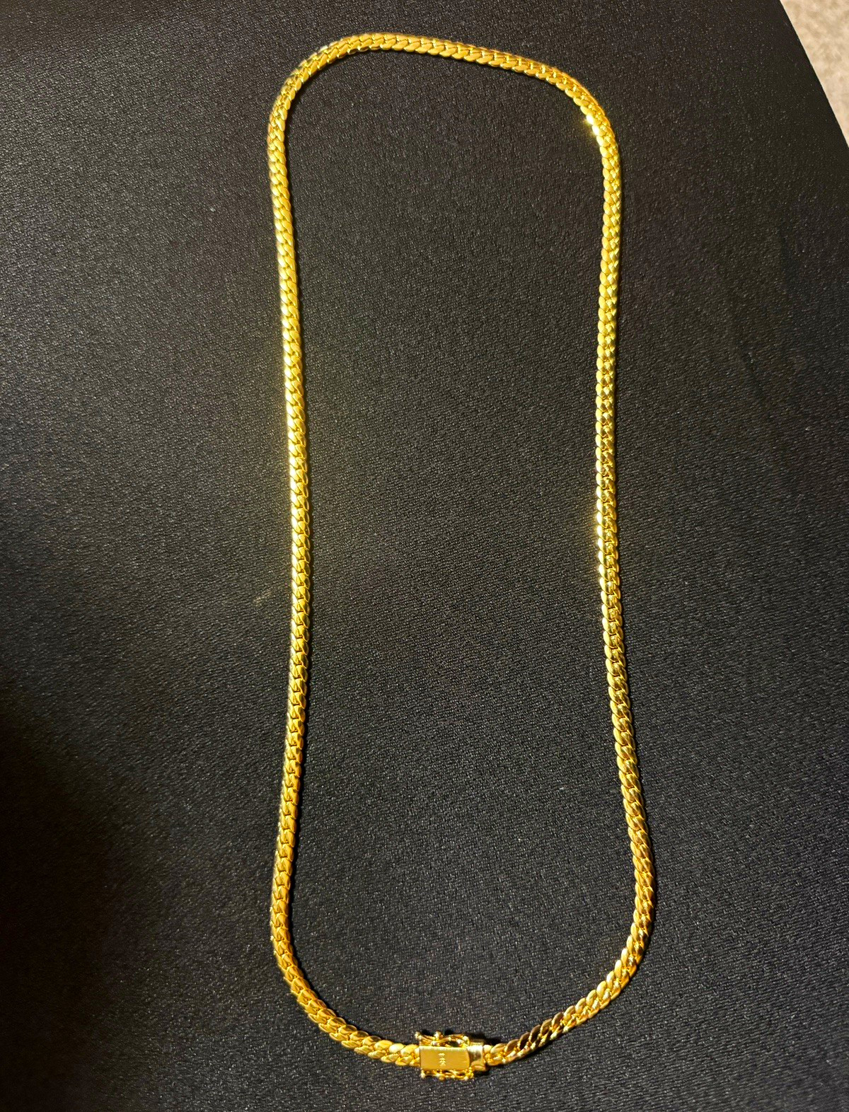 14k Gold Filled Miami Cuban with Box Lock 24” 4mm stamped 14k