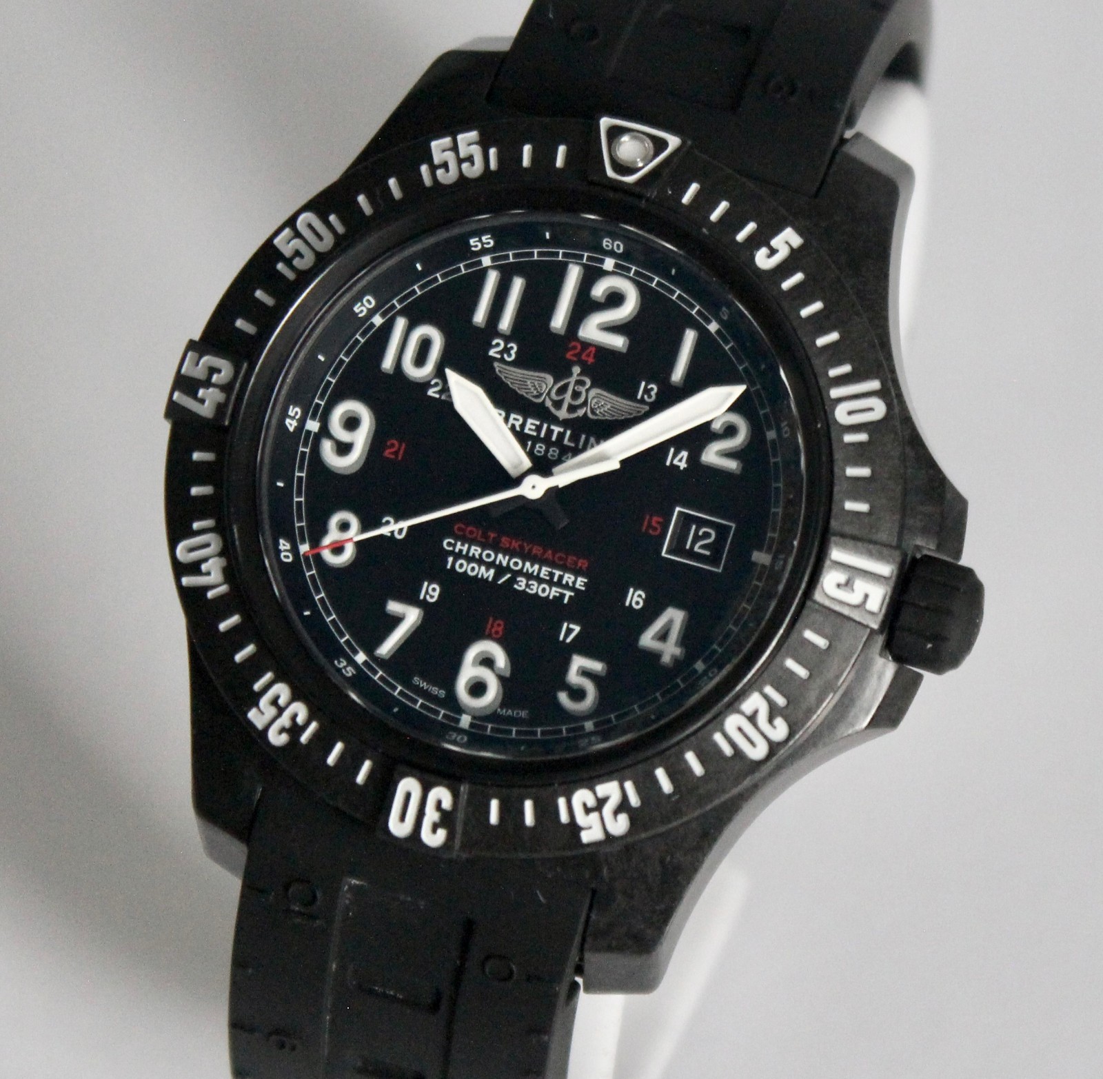 BREITLING MEN’S WATCH, X74320 COLT SKYRACER, 45mm, NEW with BOX/PAPERS, WOW!!!