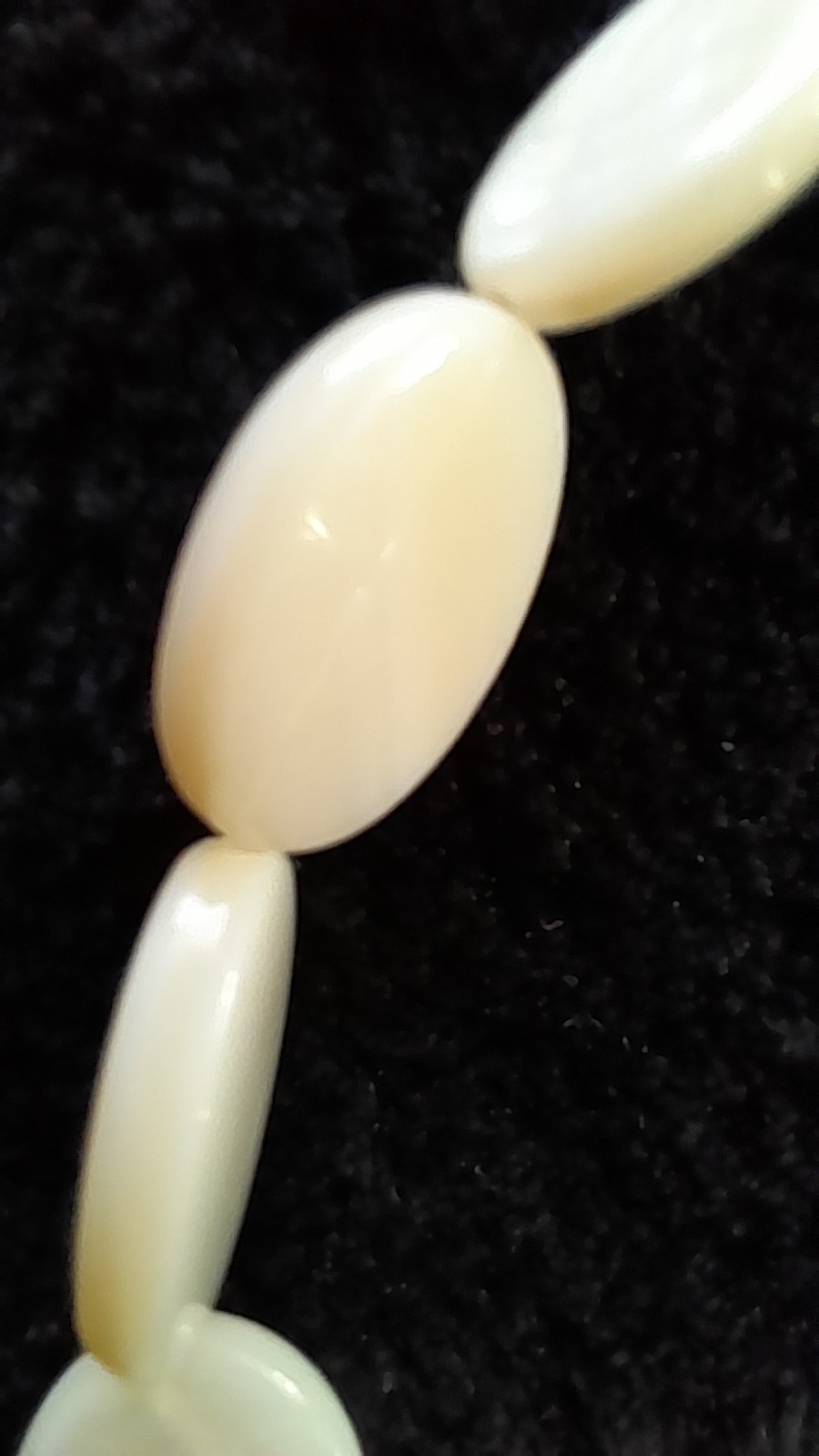 Mother of Pearl Prayernecklace – handmade 40cm length approx – FAST UK DELIVERY