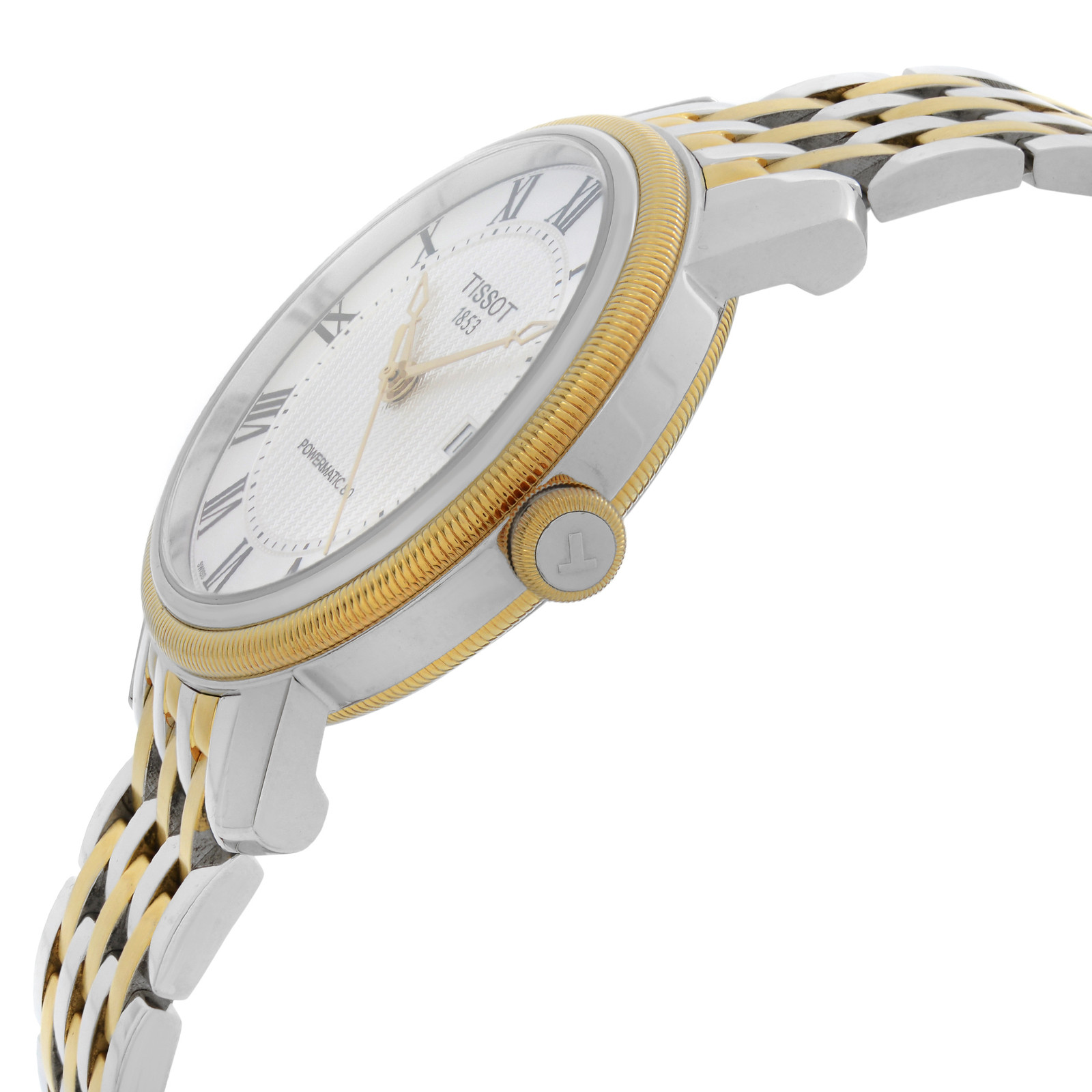 Tissot Bridgeport 40mm Two Tone Steel Automatic Mens Watch T097.407.22.033.00