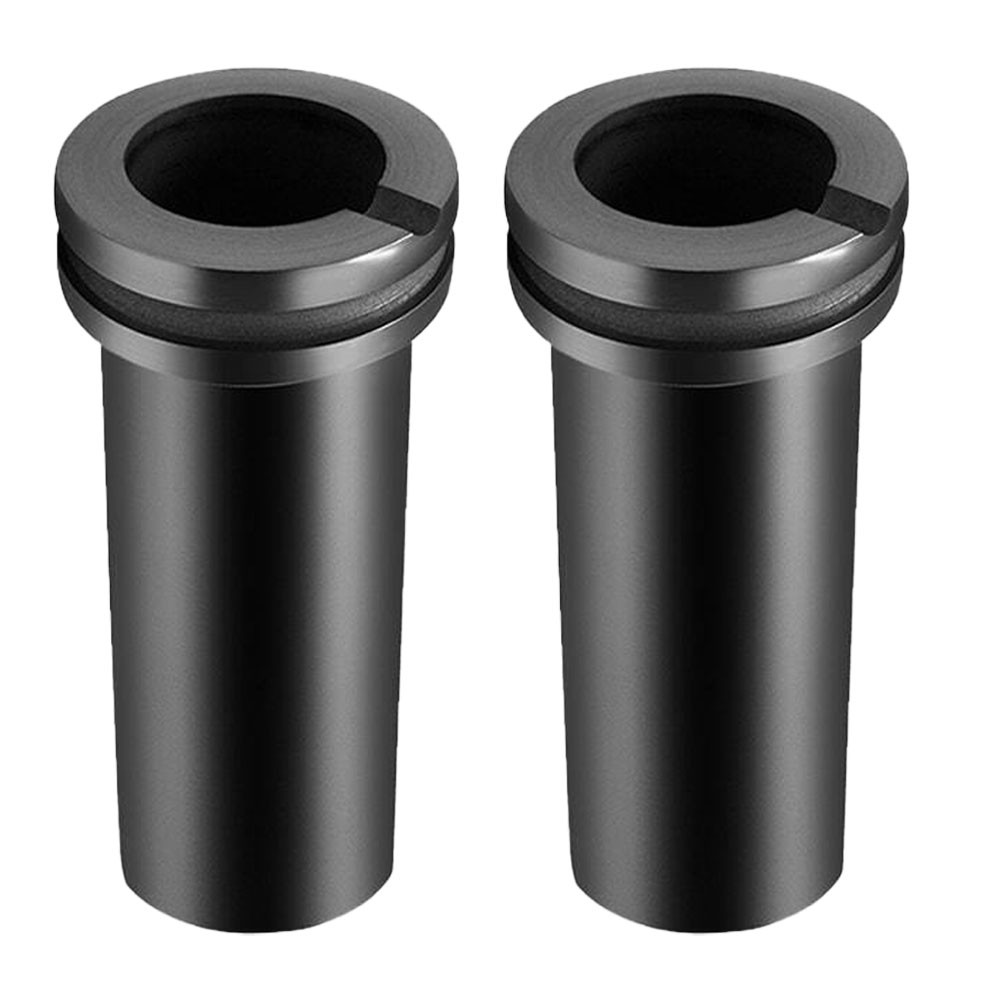 2x 3KG High Purity Graphite Crucible Smelting Tools For Electric Melting Furnace