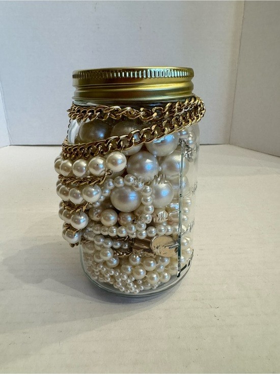 Mystery Jewelry Jar #17 Wearable Quality Pieces 1-2 lb Necklace Bracelet Earring