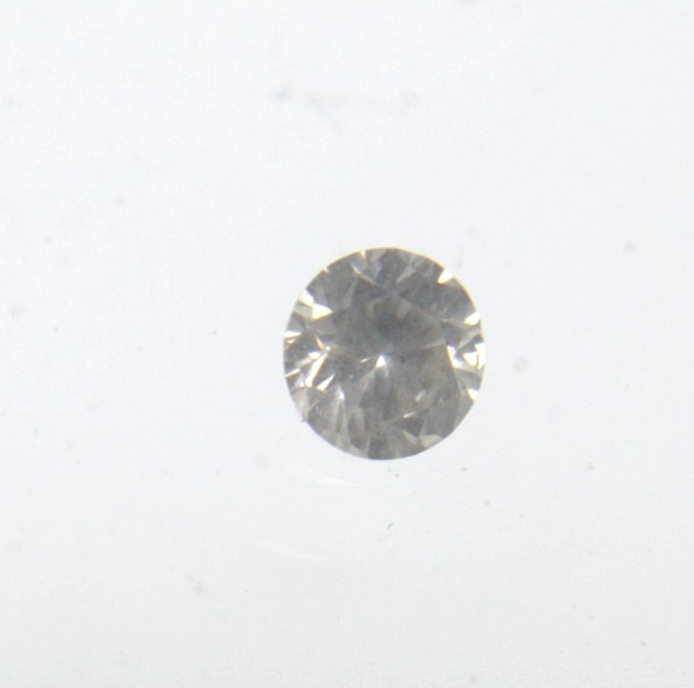 0.11CTS NATURAL REAL RARE WHITE ROUND SOLITAIRE DIAMOND 3.16-3.18×1.88MM