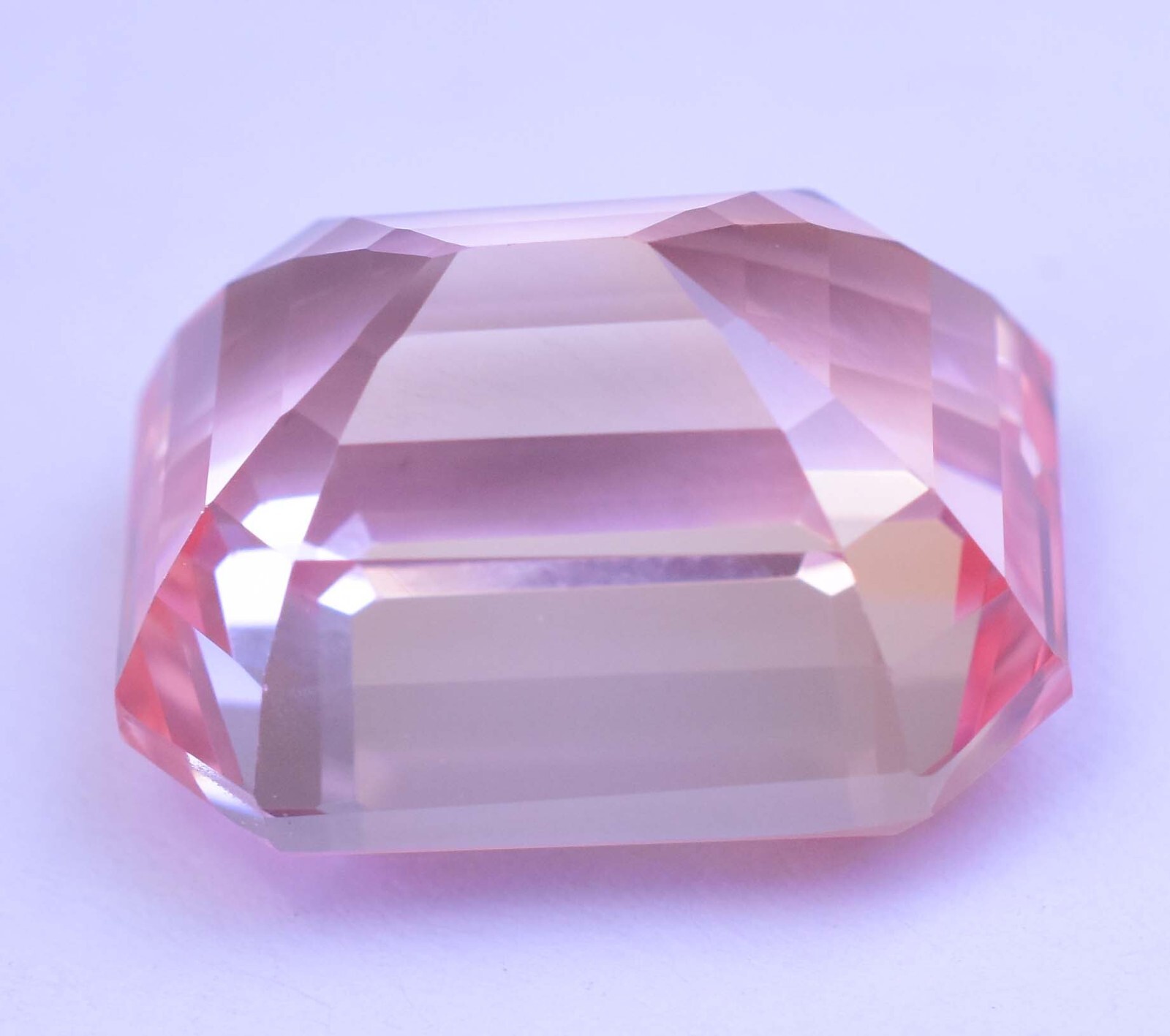 Natural imperial Topaz 21.70 Ct Octagon Stunning Unheated AGL Certified Gemstone