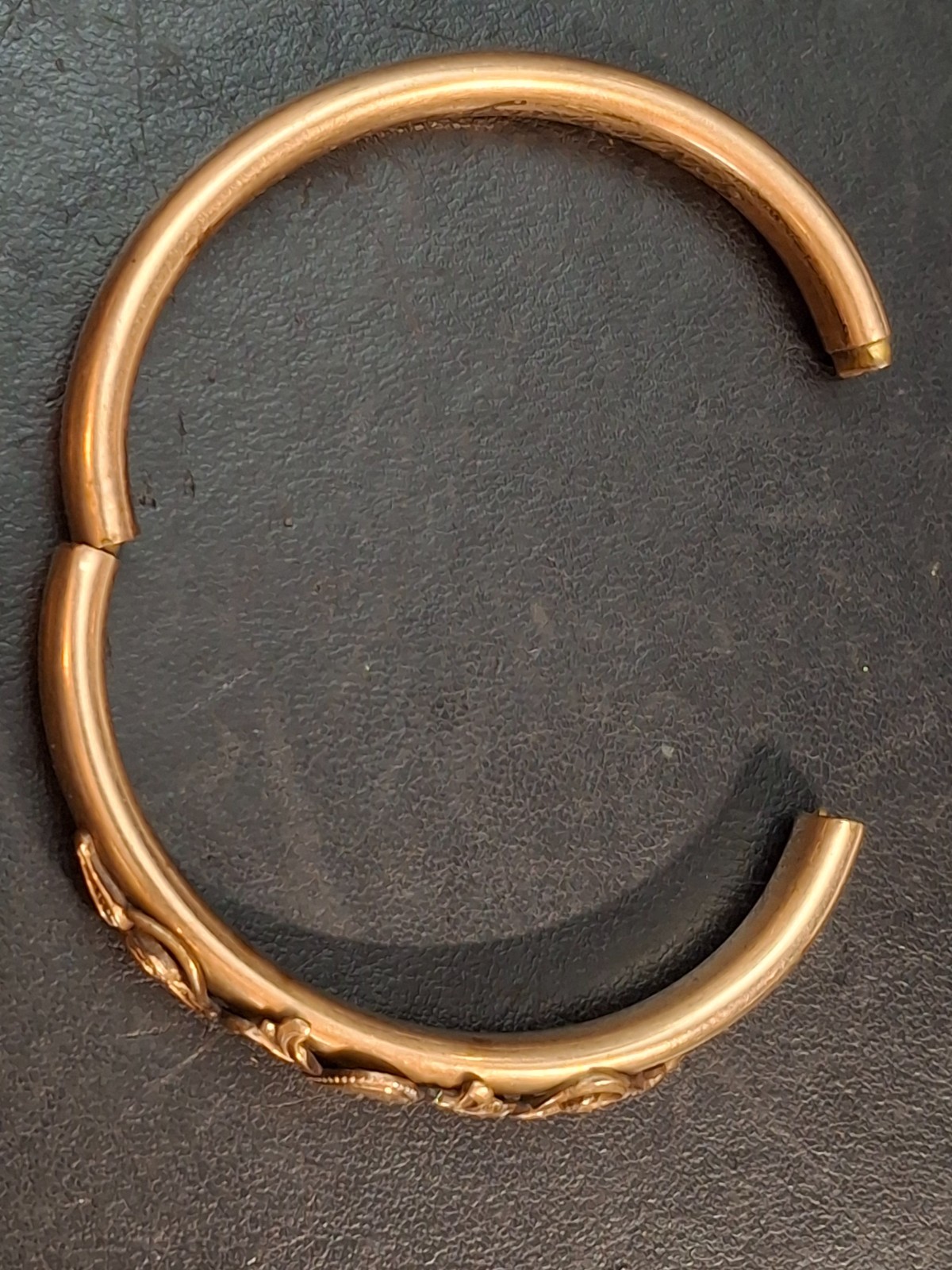 Antique Art Nouveau S.O.Bigney & Co Bangle Bracelet Signed
