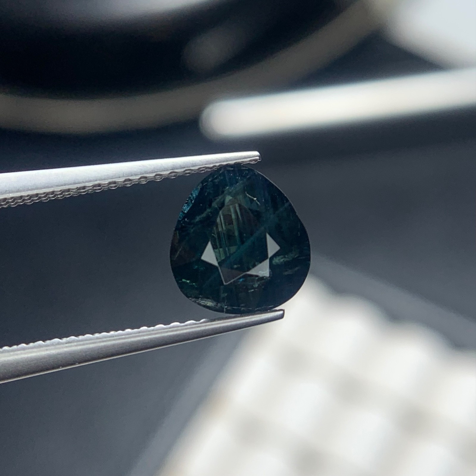 Natural Teal Sapphire Gemstone, 2.43 Crt From Madagascar