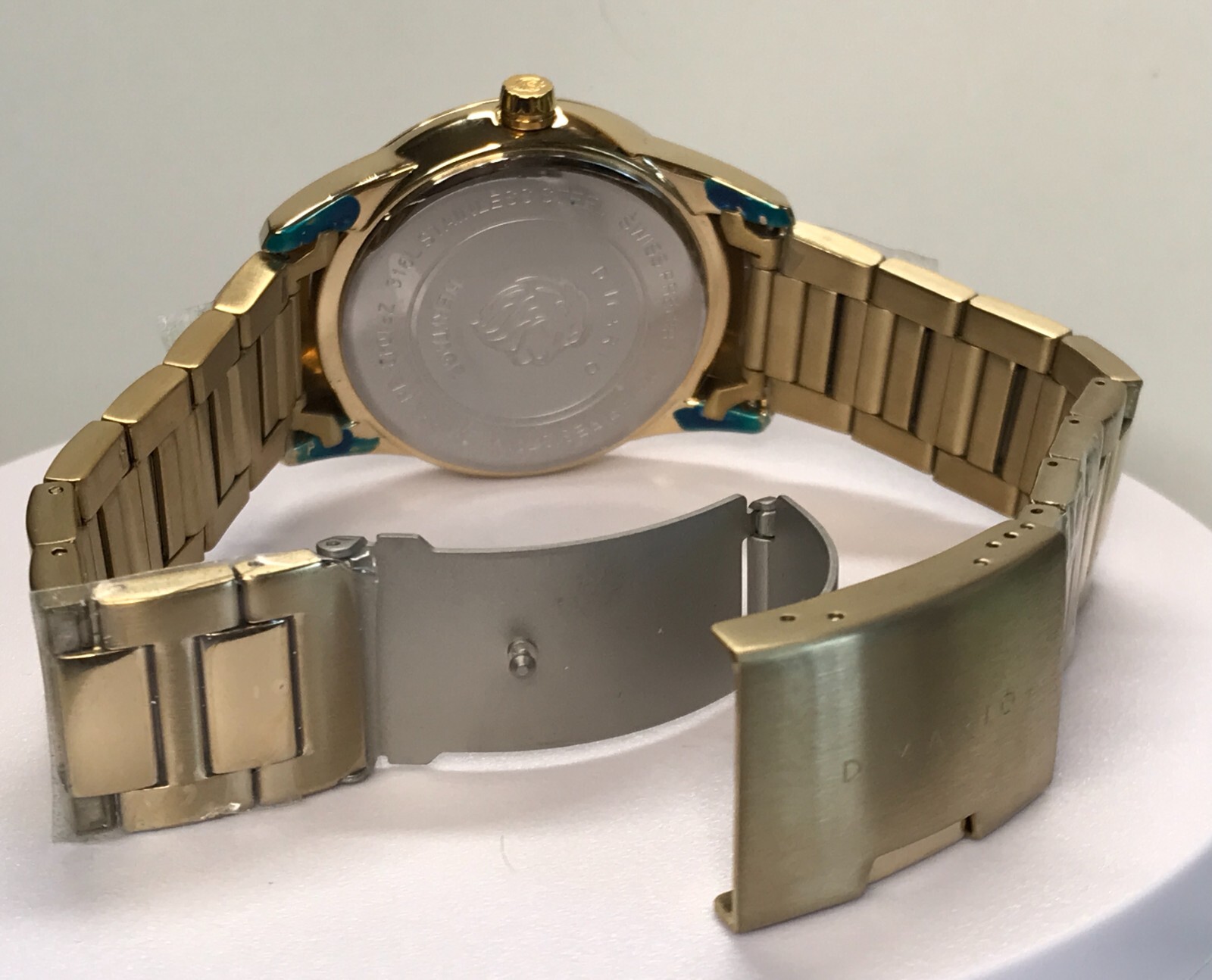 Watch NEW D’mario Heritage Switzerland NEW 18k Gold Plated All Stainless Steel