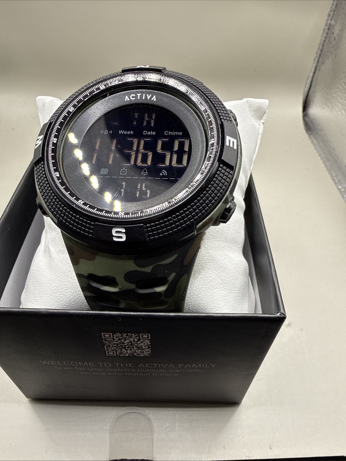 Activa X Invicta Men’s 50mm Summit Camouflage Band Digital Watch ACW1915MC-001