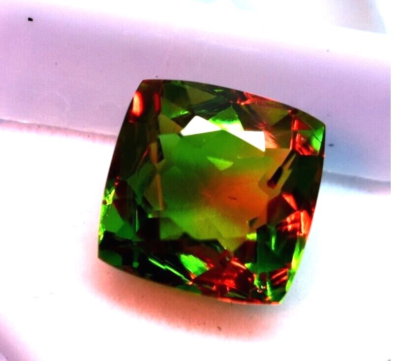 Certified 13.5 Ct Natural Zultanite Color-Change Cushion Cut Rare Loose Gemstone
