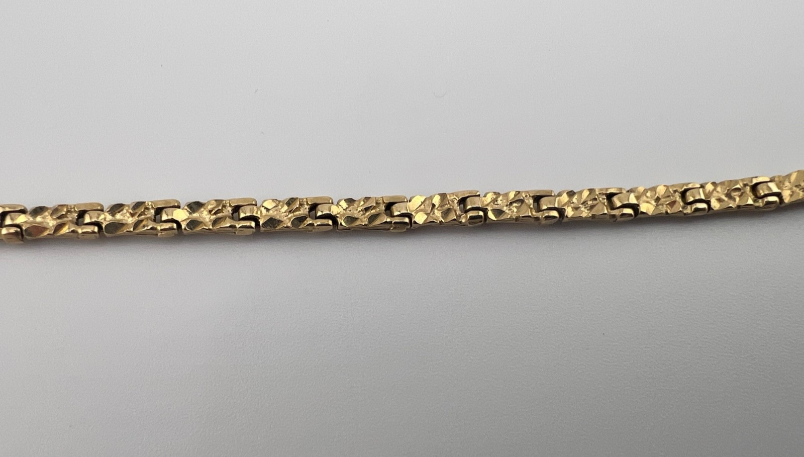 Late 1970’s 14K Gold Nugget Style Bracelet by Michael Anthony Paolombizio