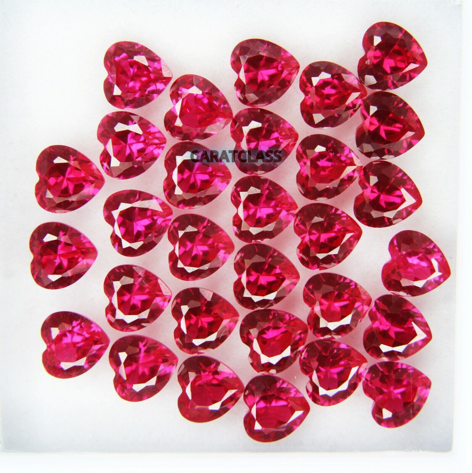 EPIC GEMS-6mm Heart Shaped Mogok Natural Ruby Loose Gemstone Certified-1 pc