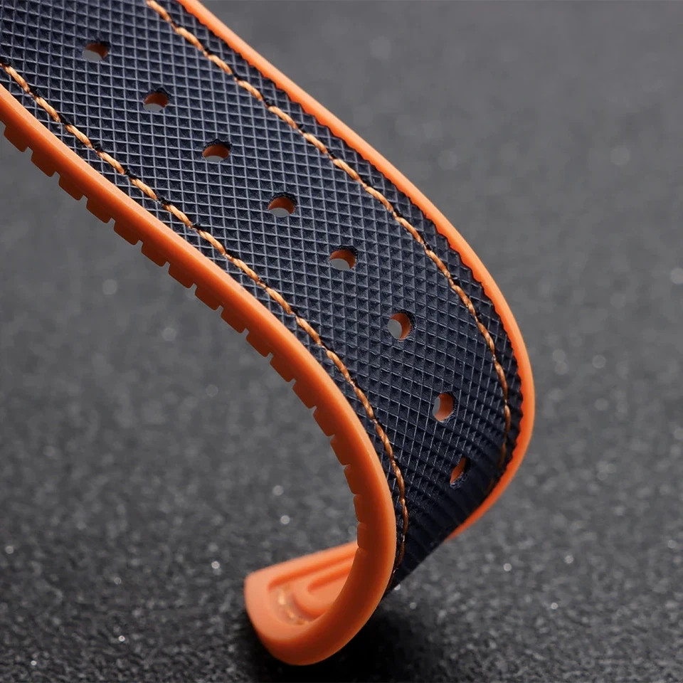 18mm 20mm 21mm 22mm Nylon Rubber Sailcloth Watch Strap Band for Omega for Seiko