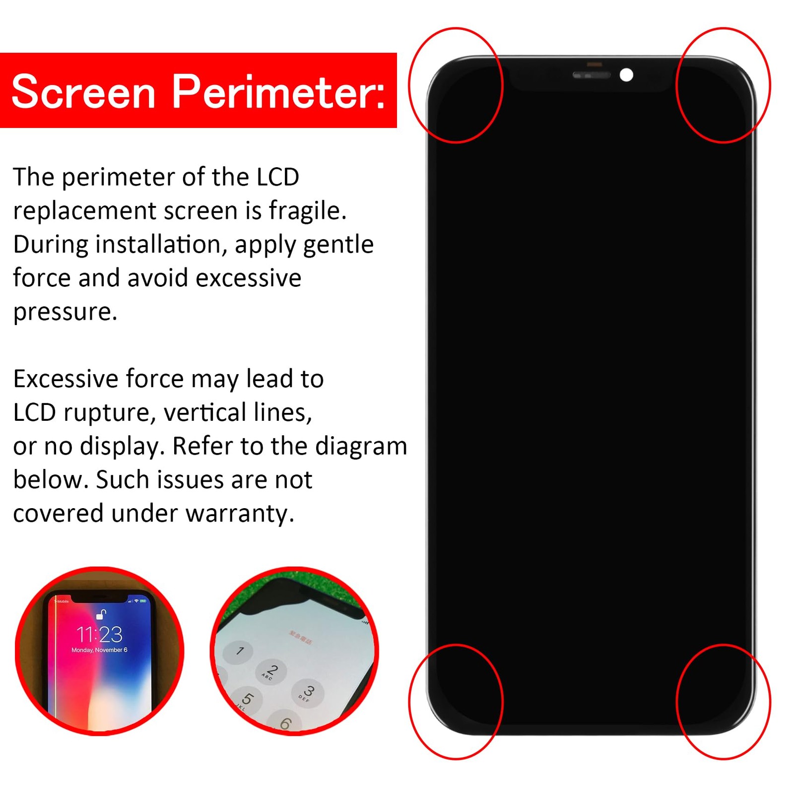 NEW SOFT OLED NOT LCD Screen for iPhone 12 Pro Max 6.7″ A2411 A2342 A2410 A2412