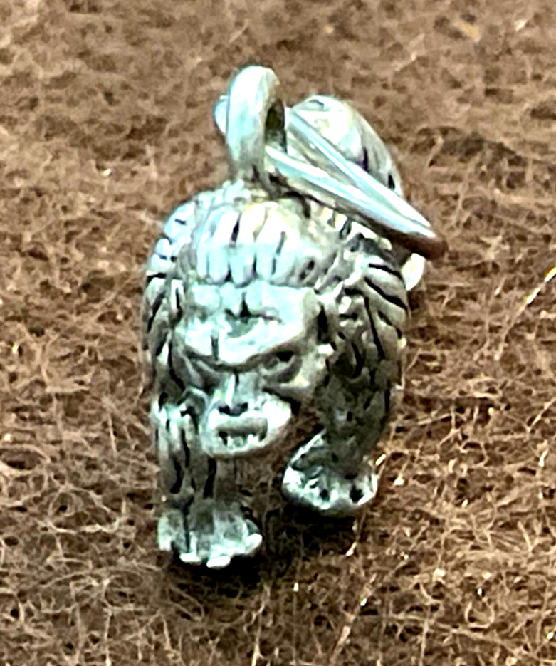 Gorilla Ape Monkey 3D Charm Pendant 925 Sterling Silver – About 2 Grams