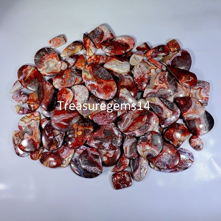 250 Crt WHOLESALE LOT CRAZY LACE AGATE CABOCHON GEMSTONE AAAA