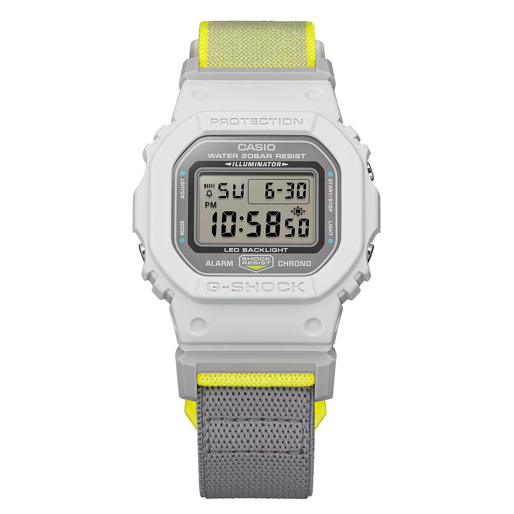 Watch CASIO G-Shock G-Shock DW 5600MNC 7A8JF NEW CLOTH BAND Series Stopwatch Men