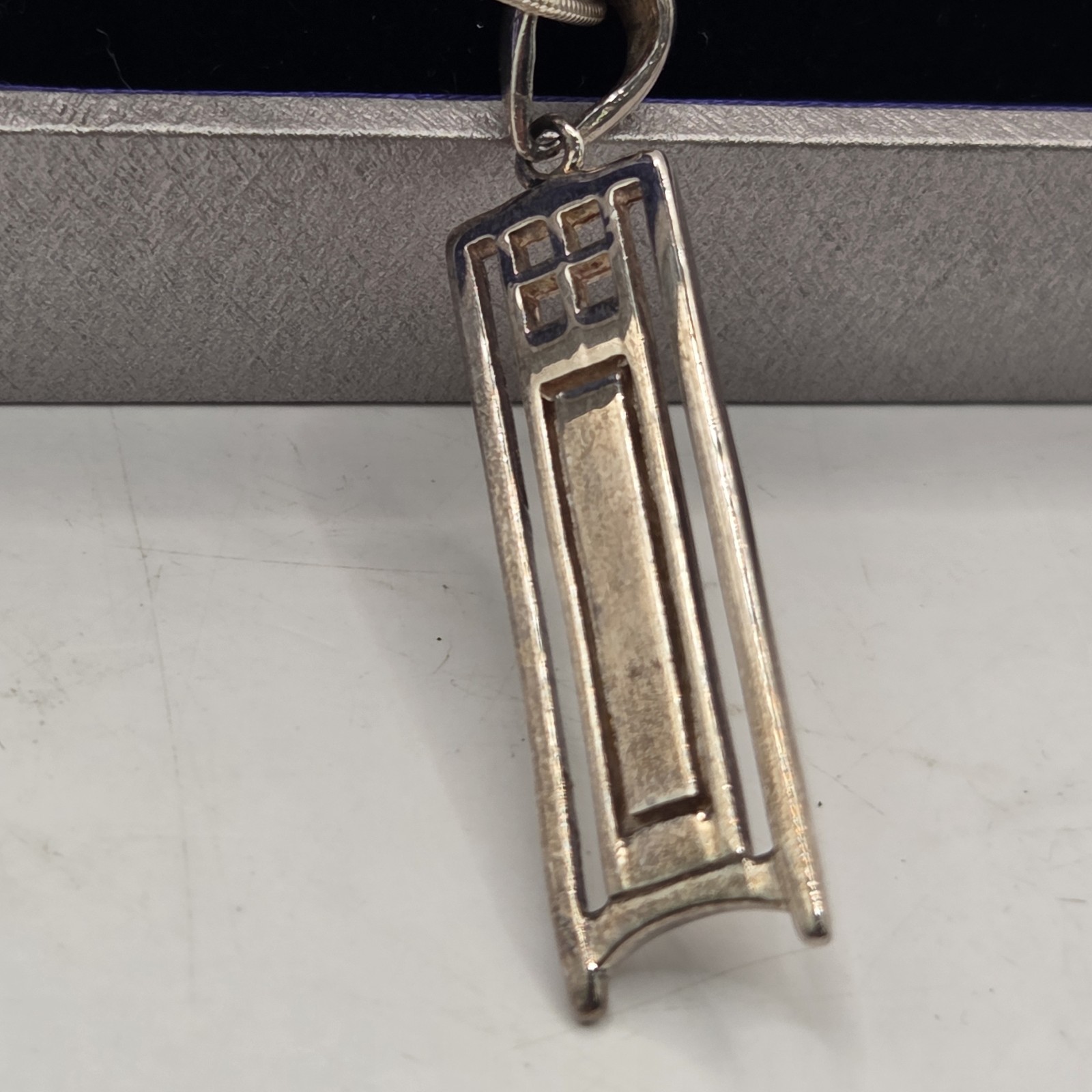 Sea Gems 925 Sterling Silver Rennie Mackintosh Pendant Necklace 7.08 g Hallmark
