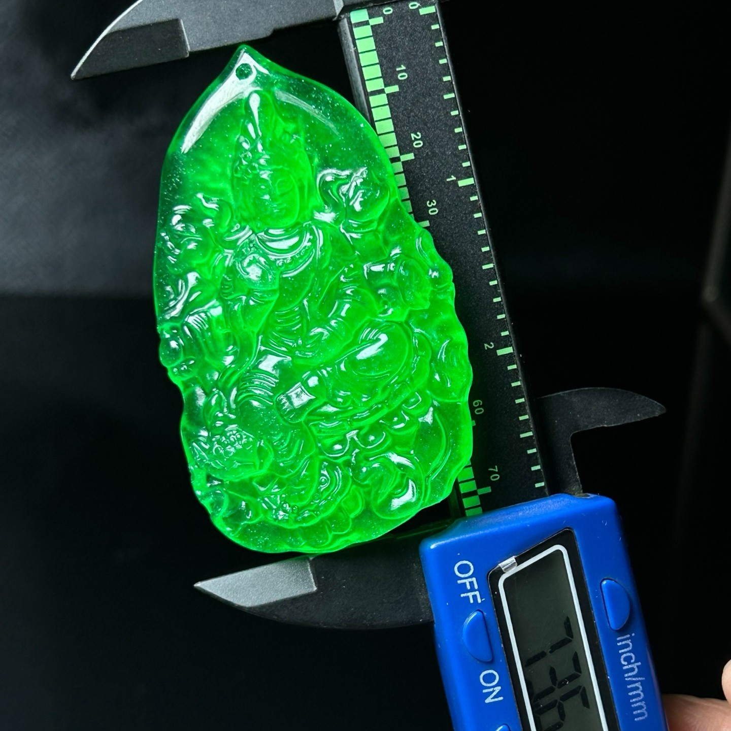 Natural ice Burmese Jade Jadeite Carved dragon kwan-yin lucky Pendant&Necklaces