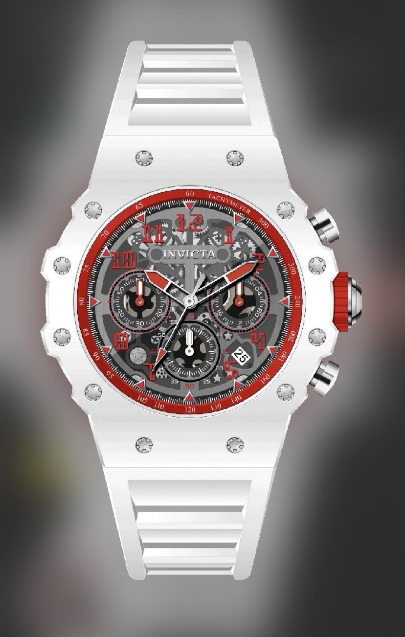 Invicta Racing Valyron Unisex Quartz Watch 41mm Chronograph Tachymeter Date