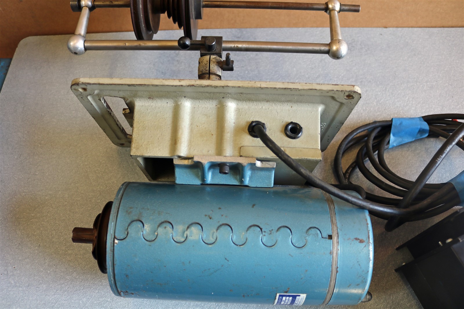 Levin Lathe Countershaft, Base, DC Motor W/ Variable Speed Drive Unit – – E3039