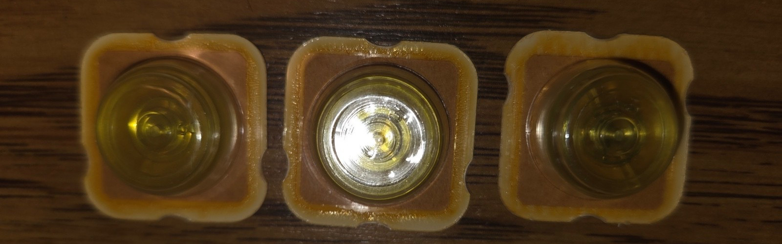 Three (3) balance wheels for FHF (ST) 69-21 watch movement. NOS.