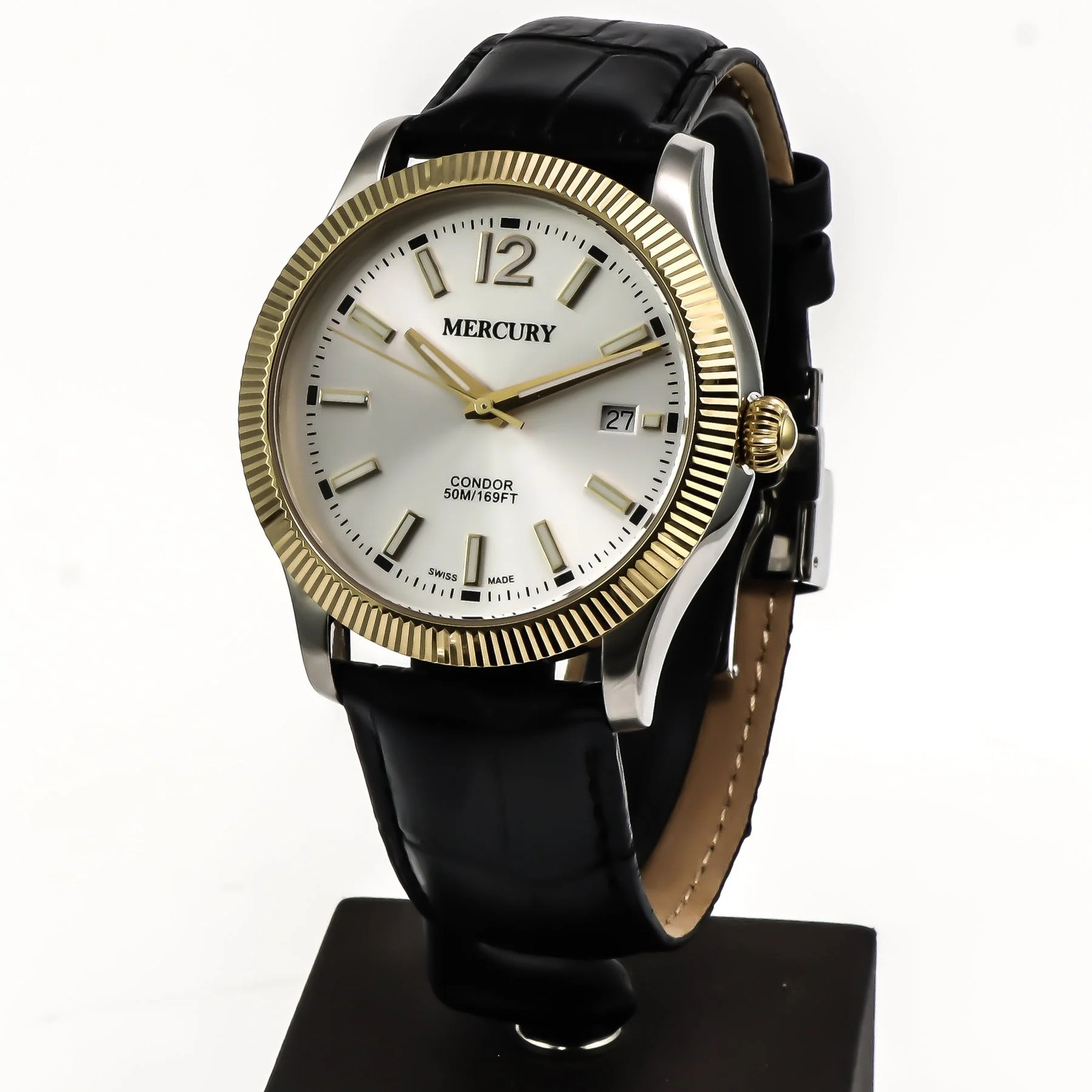 Mercury – Swiss Watch – ME455-SGL-1 Quartz 45 mm ME455 50m (5 ATM, 169 ft)