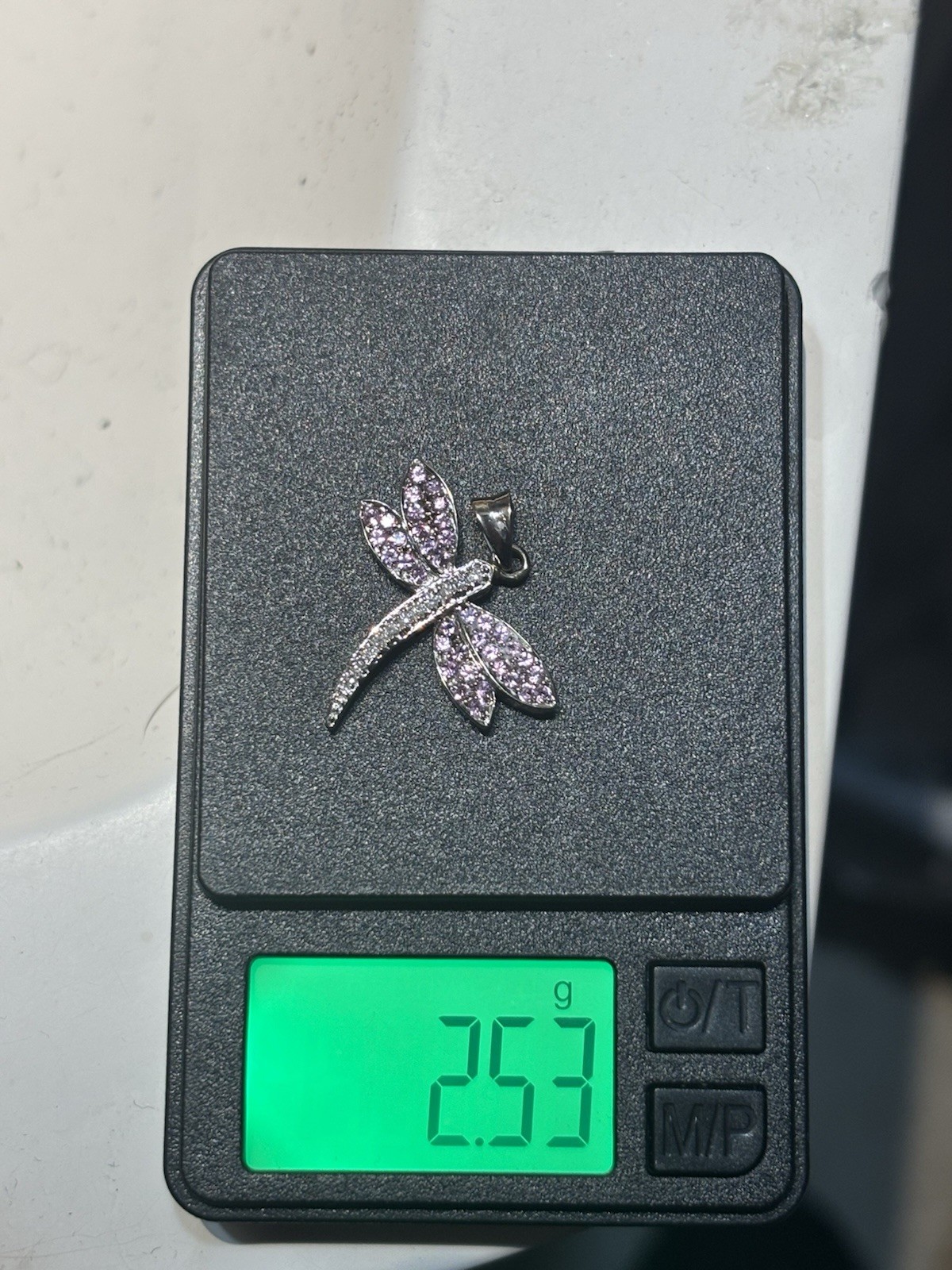 14K White Gold Pendant 2.53 Grams! Beautiful Gift. Bullion Great Investment!