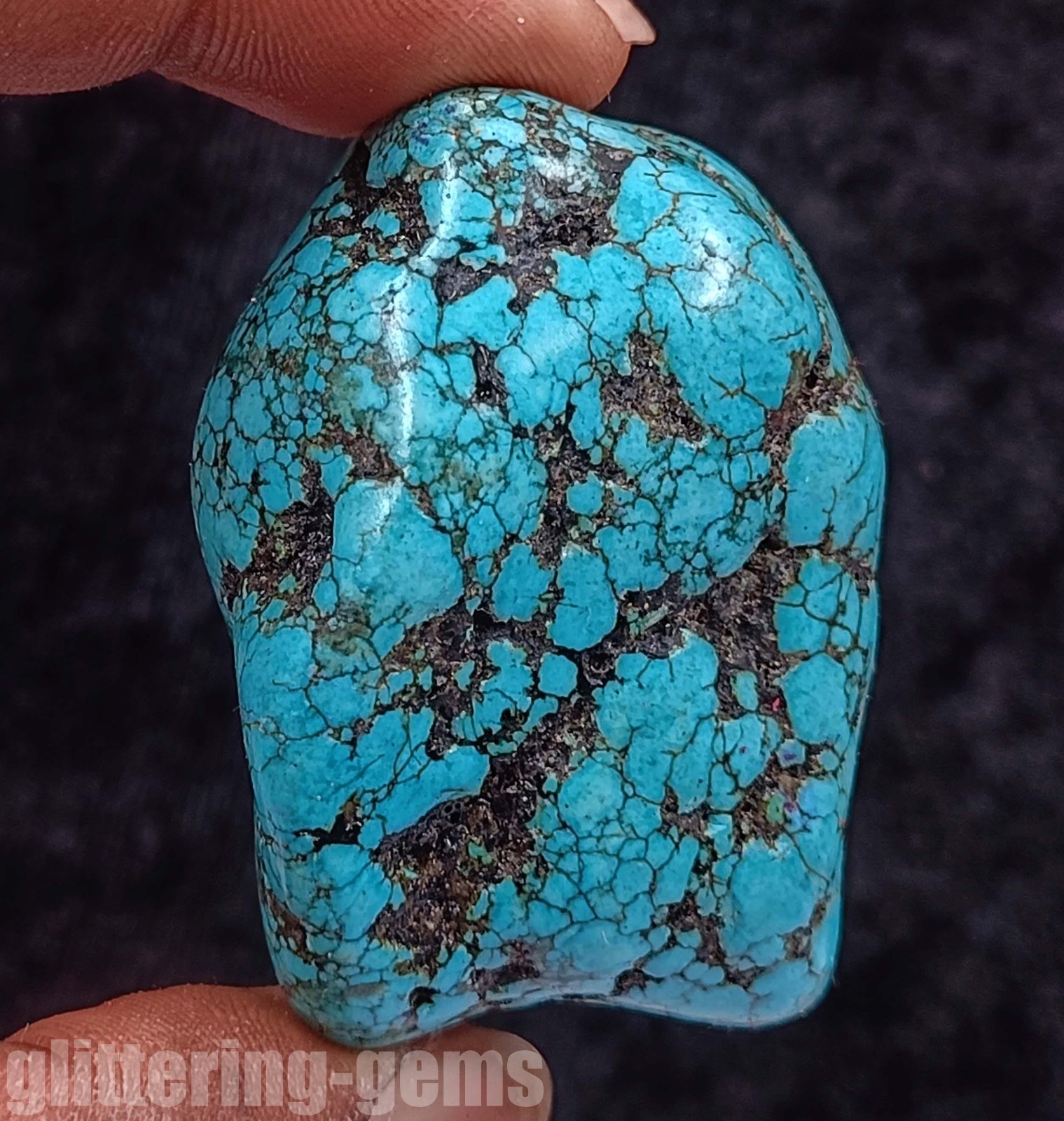 IGL Certified Natural 389.00 Ct Blue Turquoise Tumble Rough Loose Gemstone 5DND