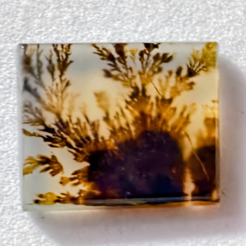 2.40 Cts Natural Shazar Dendritic Agate Cabochon Gemstone 10.7×8.9×2.1 MM
