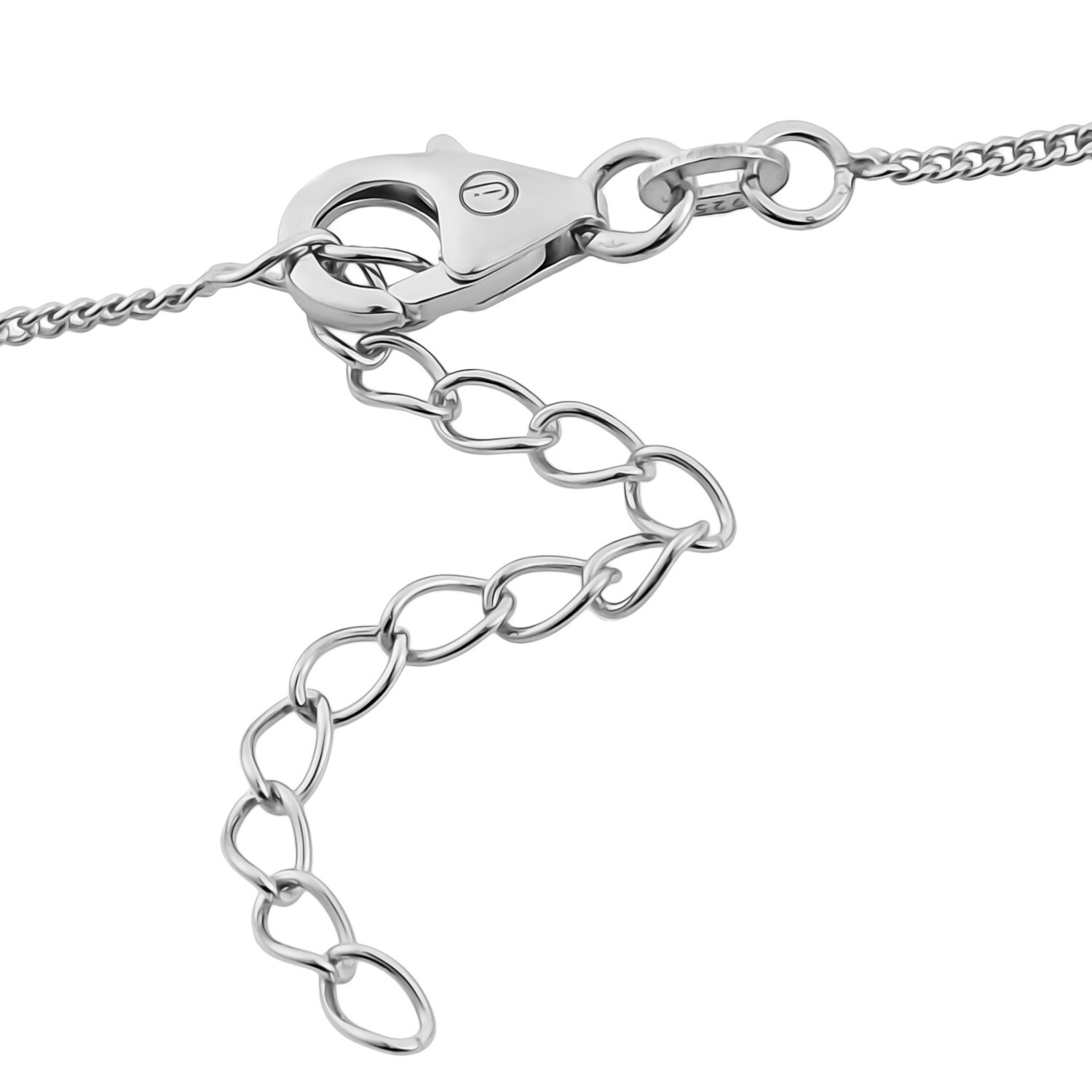 Diffused Blue Sapphire Cross Pendant Necklace 925 Silver Religious necklace