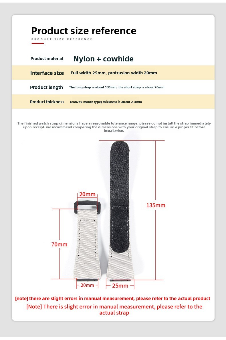 For Richard Mille RM50 RM53 Nylon Canvas Straps Mens Watch Band 25mm Screw Style