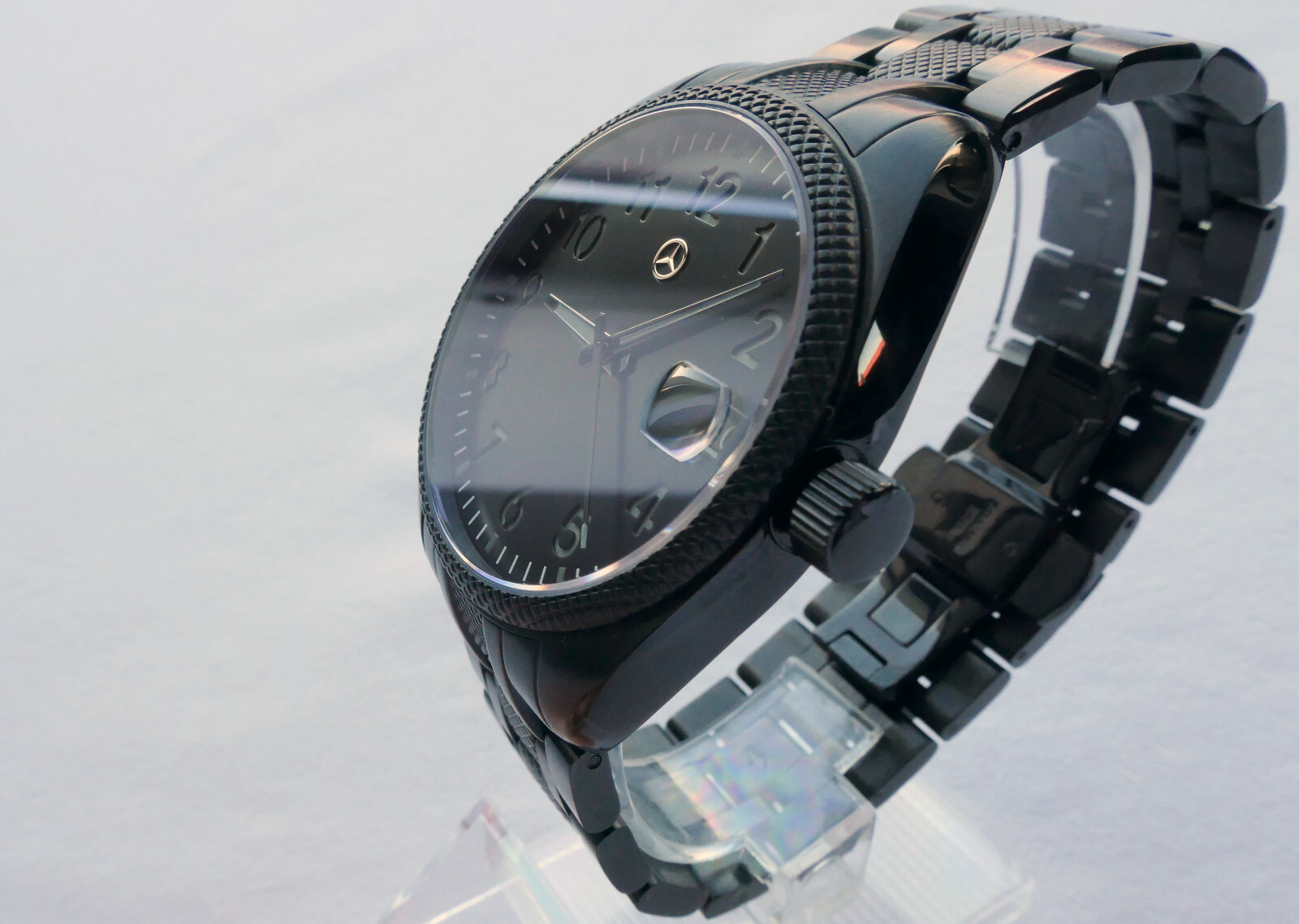 Mercedes Benz Classic AMG Motorsport Racing Black Design Car Accessory Watch