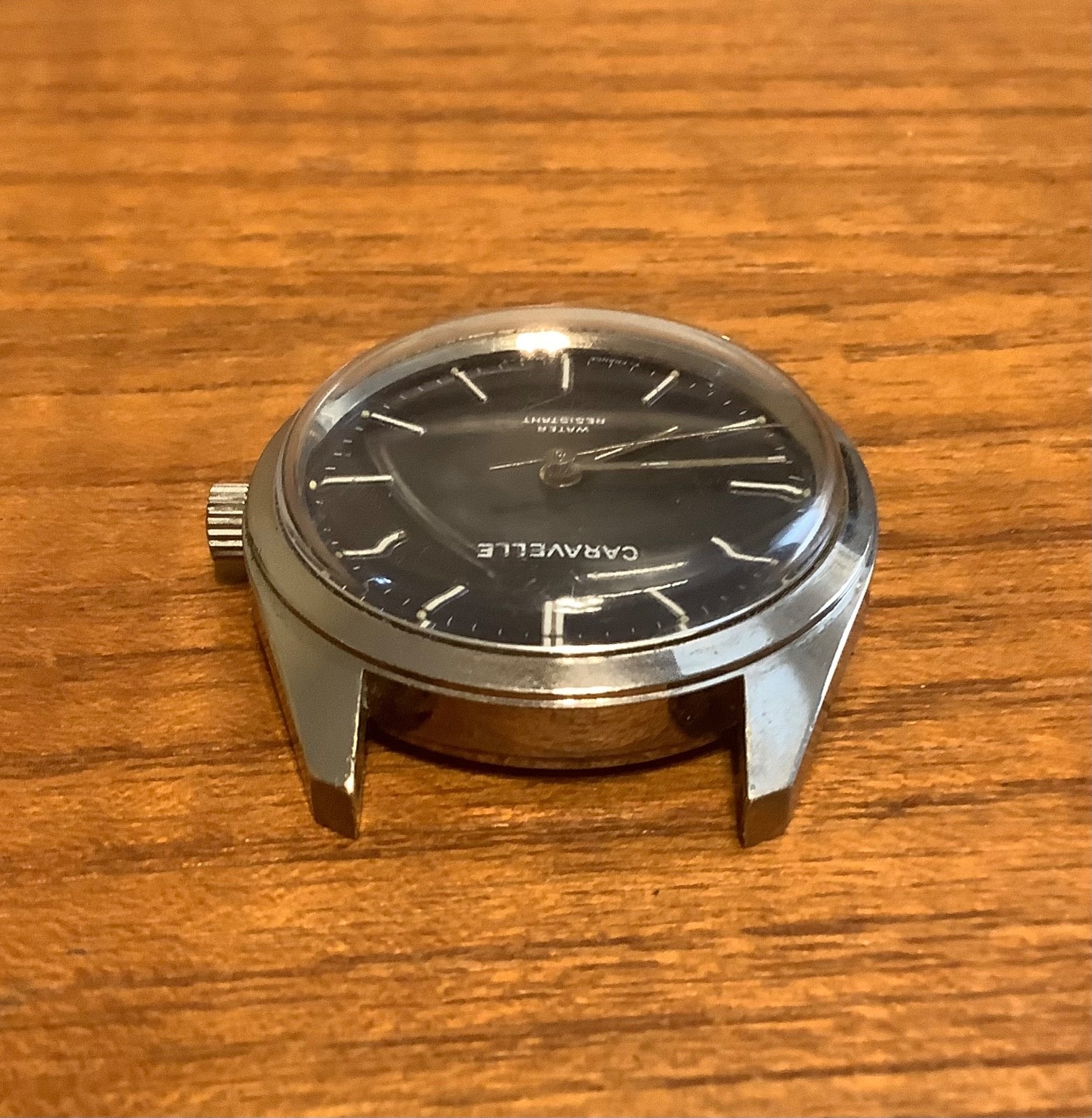Bulova N8 Caravelle Royal Blue Dial Stainless Steel Men’s Watch Mechanical Movt.