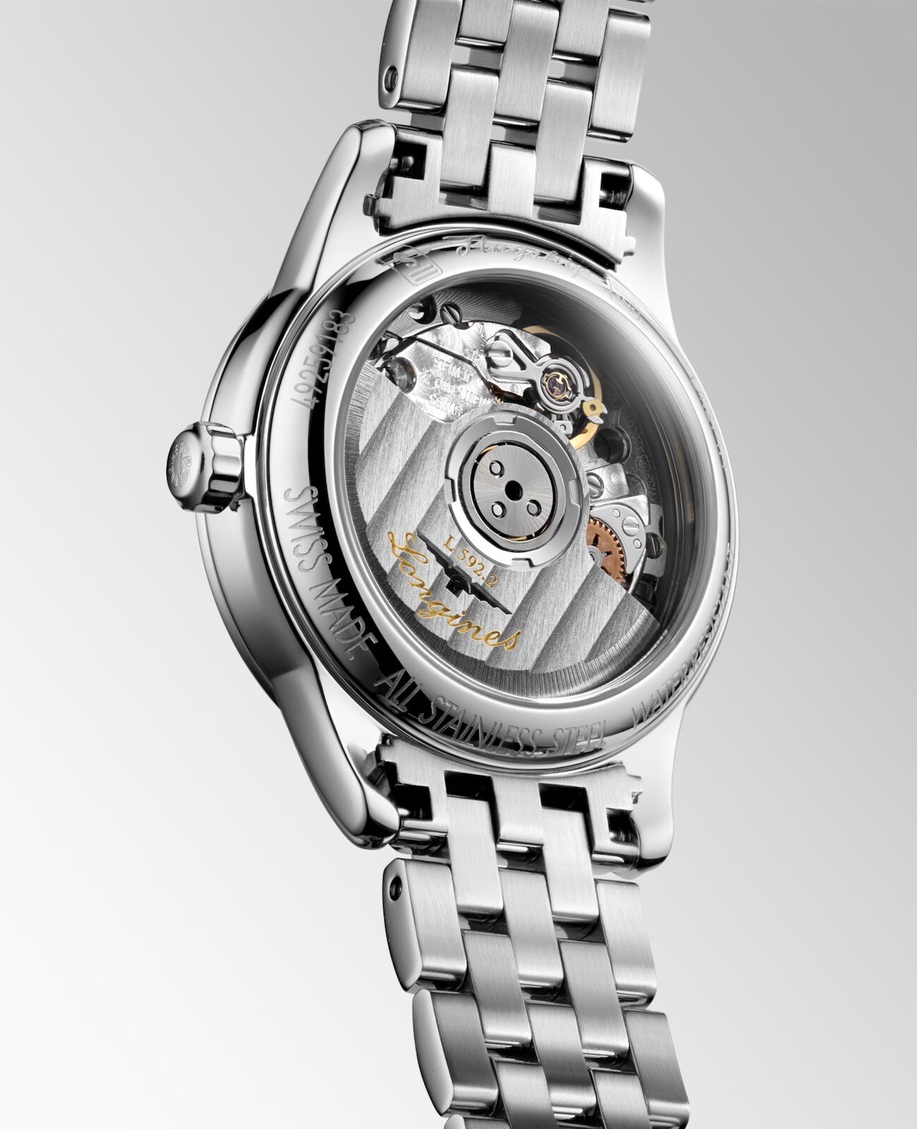Longines Flagship Automatic 35.6mm White Diamond Dial Watch L47744276