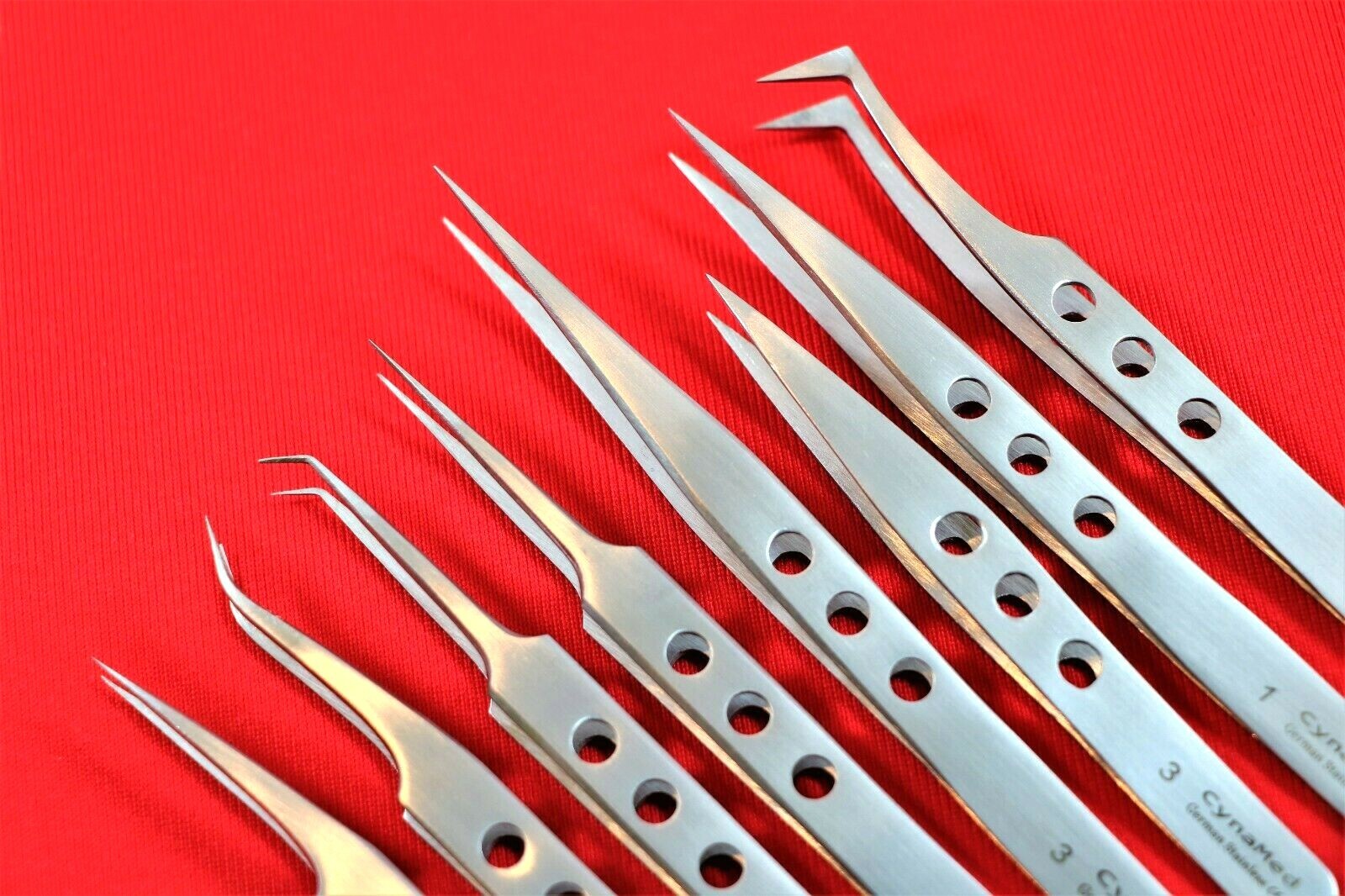 German 8ea Anti-static Tweezers Set Maintenance Repair Stainless Steel Tools Kit