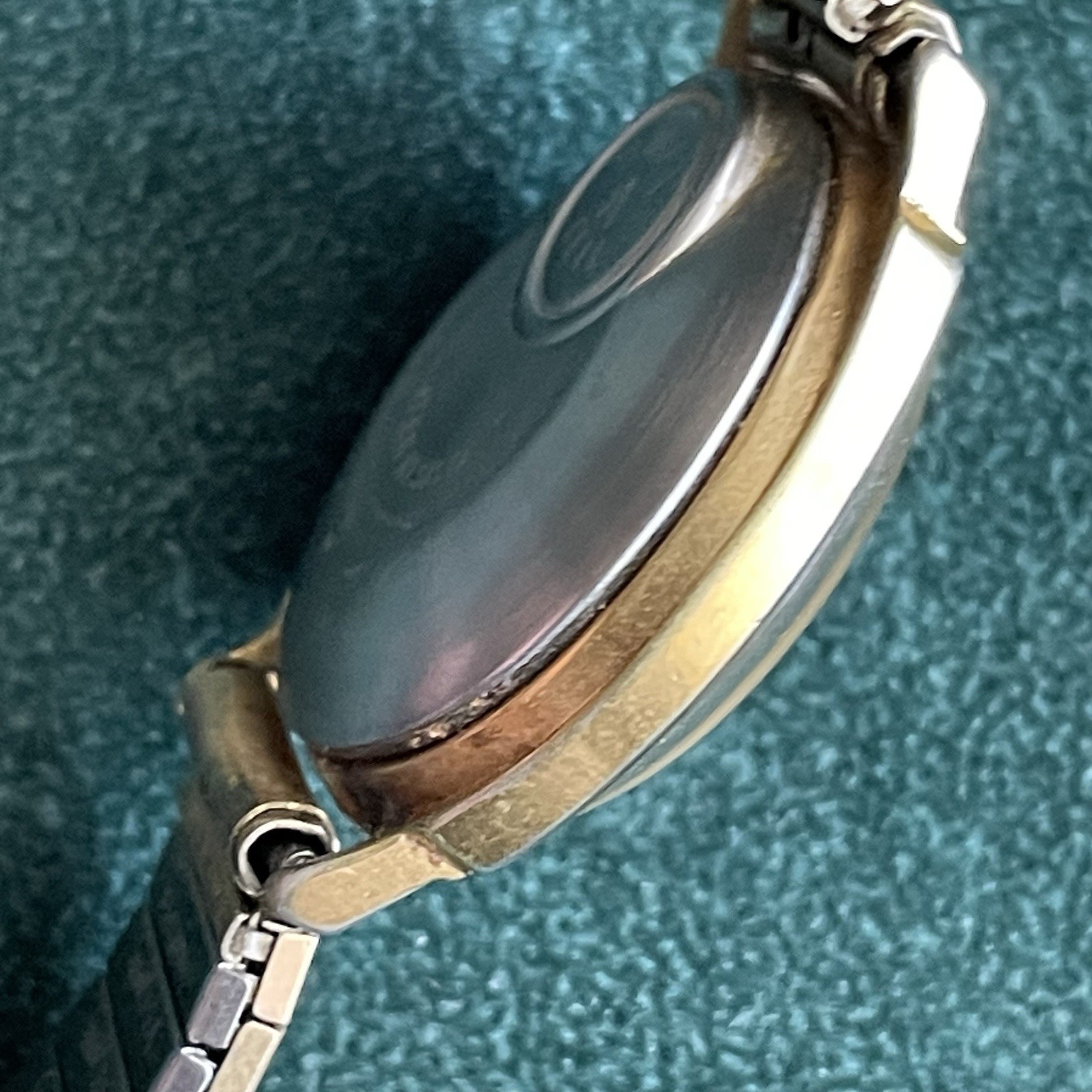 Vintage Timex Electric Dynabeat Date Watch Mens Gold Tone 34mm