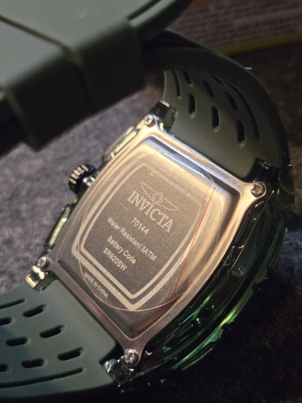 New – Invicta S1 Rally Allogrip Men’s Quartz Watch – 42mm Green Tone – 70144