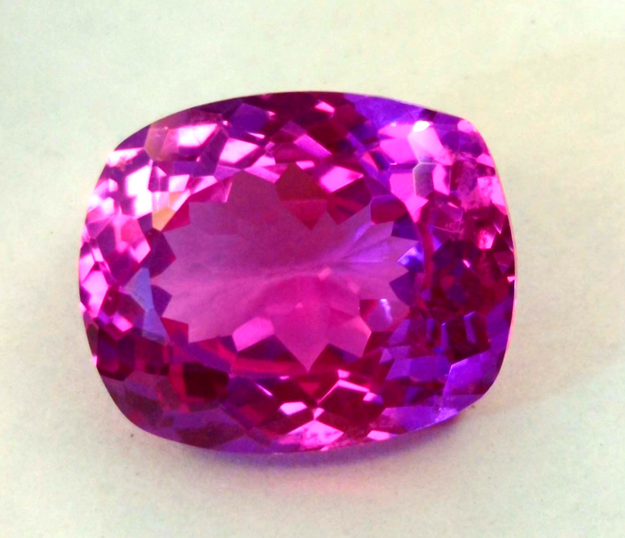 Natural Pink Sapphire 14-16 Ct Cushion Cut Certified Loose Gemstone RK288