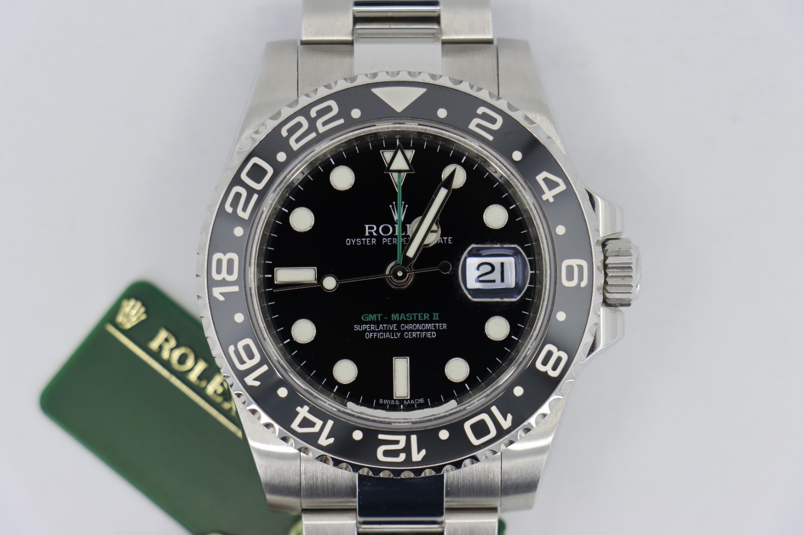 Rolex GMT-Master II 116710LN Black Dial Ceramic Bezel Oyster Band Circa 2011