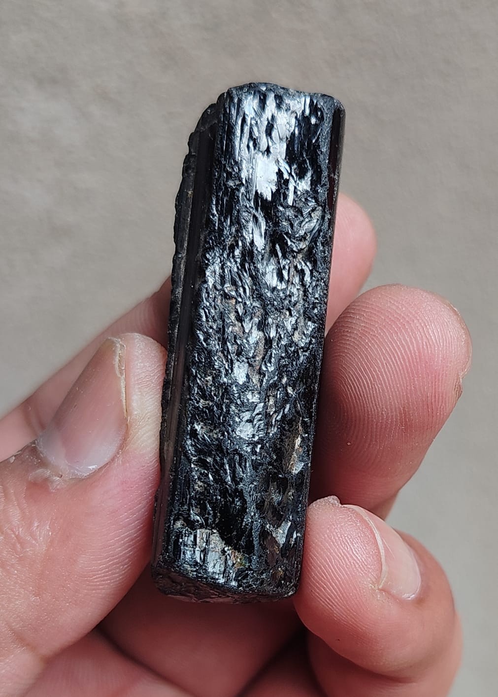Natural Black Tourmaline Raw Cabochon, Loose Gemstone For Wire Wrapped Jewelry