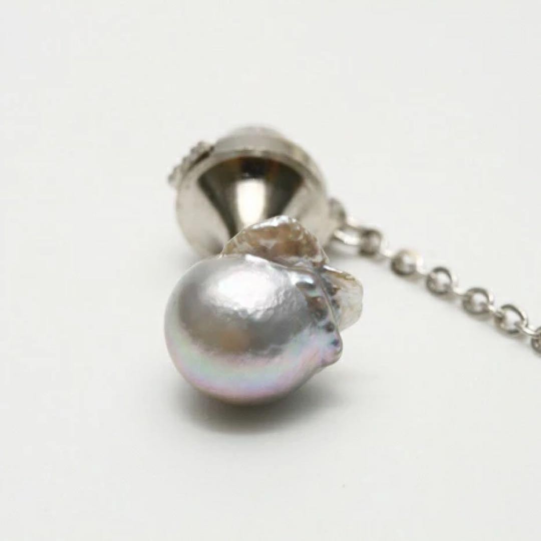 Akoya pearl tie tack 100-105mm natural color