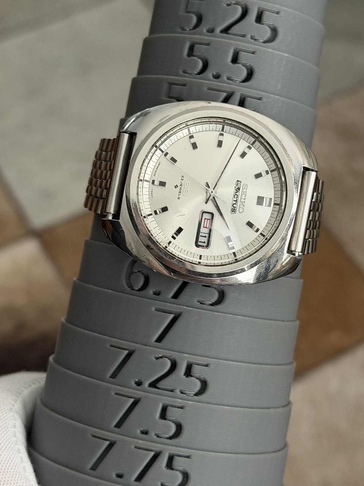 Rare Vintage Seiko 5 Actus 6106-7420 Men’s Automatic Dress Sports Watch JDM 60s