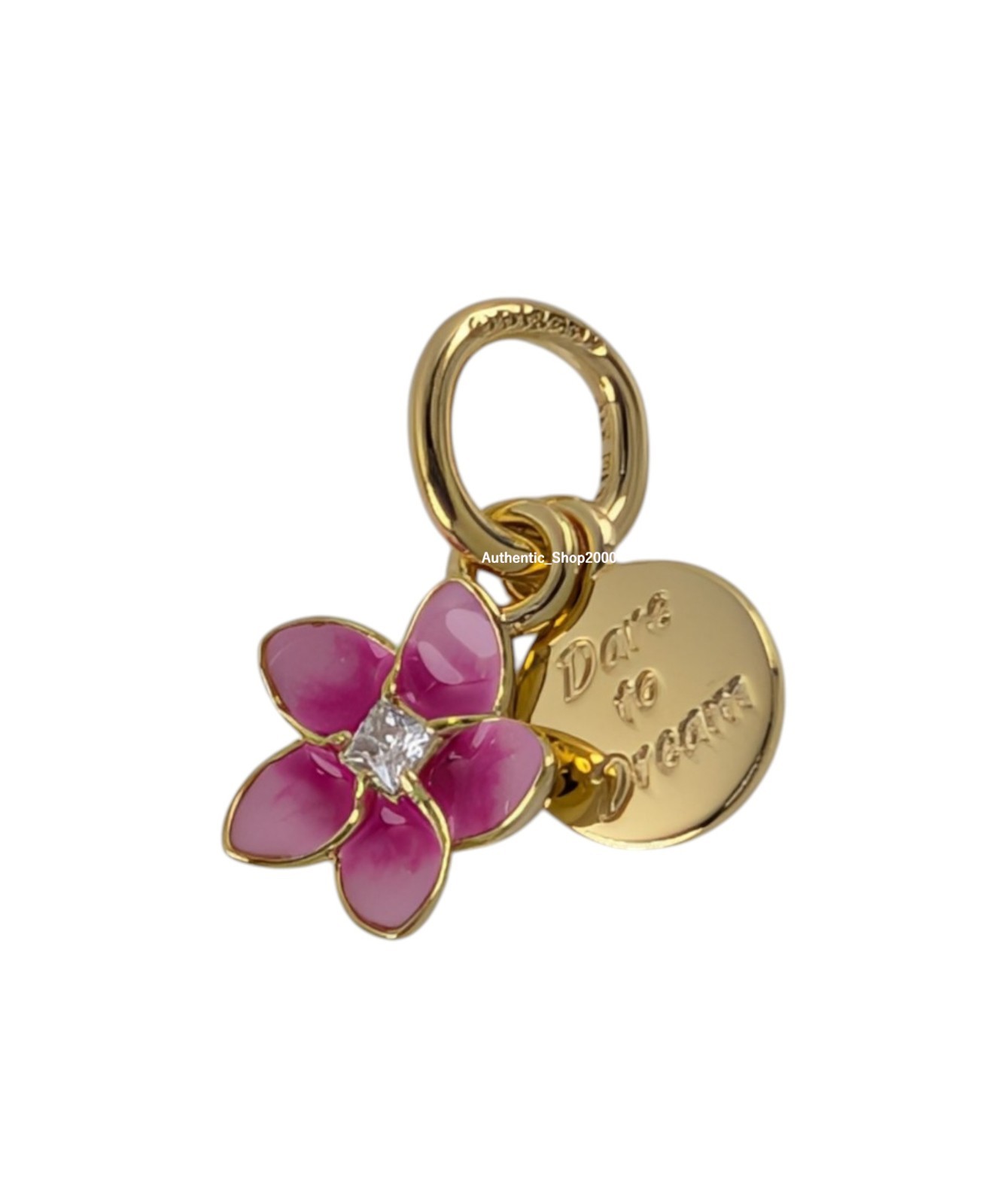 New 100% Authentic PANDORA 14k x Disney Moana Flower Dangle Charm 763845C01