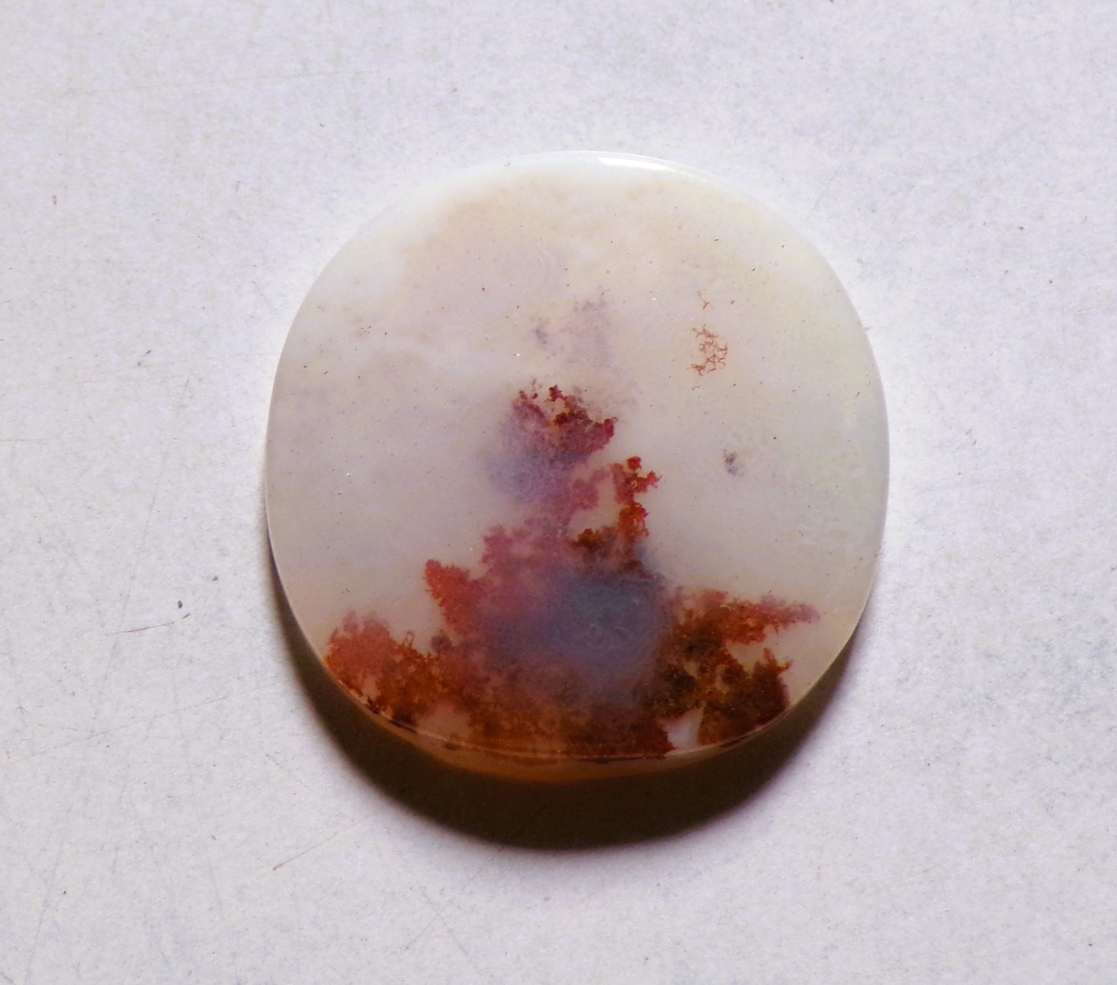 13.25 Cts Natural Shazar Dendritic Agate Cabochon Loose Gemstone 20X20X3.4MM 177