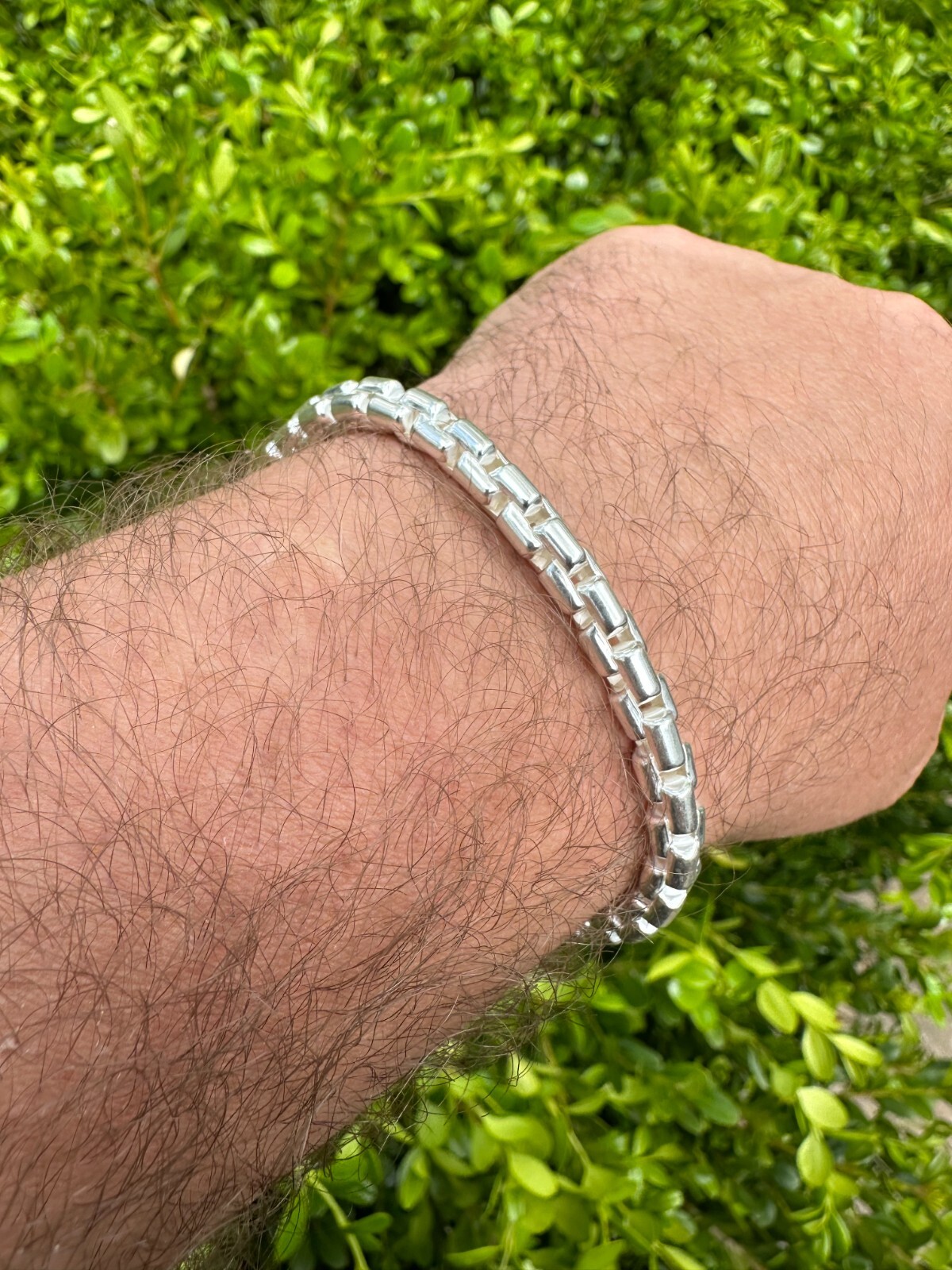 925 Sterling Silver 6mm Men’s Rounded Rolo Hermes Link Chain Necklace Bracelet