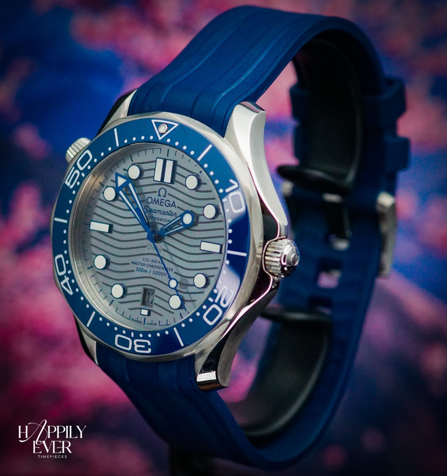 2023 OMEGA Seamaster Diver “Grey Wave” 300M 210.32.42.20.06.001 Full Set
