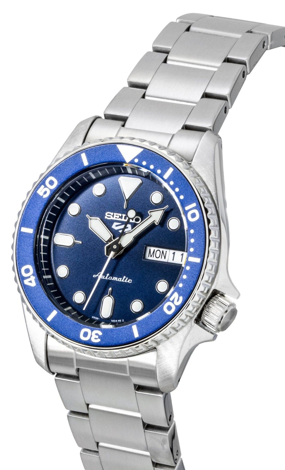 Seiko 5 Sports SKX Street Blue Dial Automatic Casual 100M Men’s Watch SRPL77K1