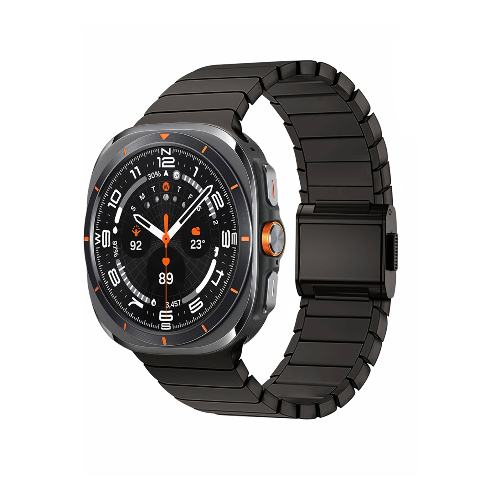 Rugged Titanium Alloy or Stainless Steel Metal Band For Galaxy Watch Ultra 47mm